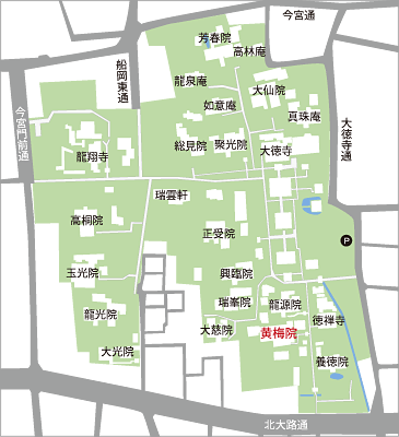 大徳寺地図